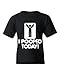 shop4ever I Pooped Today Kids Child T-Shirt Funny Youth's Tee Shirts