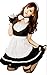 moco BFF Women Lolita French Apron Maid Fancy Dress Anime Cosplay Costume Uniform Outfit Clothing Akiba Holiday Christmas Black