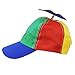 NOVELTY GIANT WWW.NOVELTYGIANT.COM Adult Propeller Brightly Colored Baseball Hat Multicolored