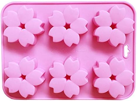 Amzali シリコン モールド 抜き型 さくら 桜 毎日続々入荷 花 チョコレート お菓子作り アイス クッキー ピンク 石鹸 ベーキング ケーキ