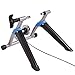 Goplus® Bike Trainer Stand Portable Exercise Bicycle Trainer Stationary Magnetic Resistance Machine, Quiet Smooth Pedaling, Adjustable 8 Levels, Silver