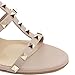 Comfity Sandals for Women,Rivets Studded Strappy Block Heels Slingback Gladiator Shoes Cut Out Dress Sandals
