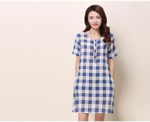 Amazon 夏ワンピース 春ワンピース オリジナル 森ガール ワンピース 大人カジュアル ナチュラル リンネル シャツワンピース 春物 森ガール 大きい 大人カジュアル 春夏 長袖 五分丈ナチュラル ファッション スプリングコート レトロ 夏服 大人可愛い ボーダー 無地 綿