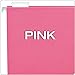 Pendaflex Recycled Hanging Folders, Letter Size, Pink, 1/5 Cut, 25/BX (81609)