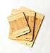 ♻ Extra Thick Eco-Friendly Bamboo Cutting Board Set - 3 Piece set of Thick, Strong, and Durable Bamboo Wood Cutting Board With Beautiful White Edge by Premium Bamboo