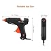Tacklife GGO60AC 60w Hot Glue Gun with 30 Pcs EVA Glue Sticks Flexible Trigger Overheating Protection and Heating up Quickly Hot Melt Glue Gun for DIY Small Craft and Quick Repairs