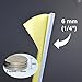 White 6mm Thick Self-Stick Adhesive 10