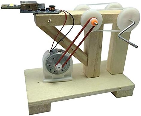 Amazon Acamptar Diy組み立ておもちゃ ダイナモ発電機モデル木材発明科学物理実験キット 子供クリエイティブ教育玩具 電気 電力 おもちゃ