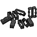 10-Pack Fastener Ring Replacement for Forerunner 15 / Forerunner 10 Band Keeper [LARGE] Fasteners Silicone Connector Security Loop