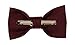 Toddler Boy 3T 4T Burgundy Red Clip On Cotton Bow Tie Bowtie by amy2004marie