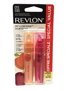Image of Revlon Kiss Lip Balm Juicy Peach & Sweet Cherry