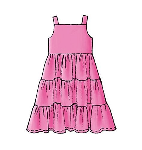 McCall's Patterns M7222 Children's/Girls' Dresses Sewing Template, CDD (2-3-4-5) - Thumbnail 6