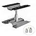XPURC Rc car Stand Repair Workstation Aluminum Alloy 360 Degree Rotation Lift Or Lower for Rc car 1/12 1/10 1/8 (Titanium)