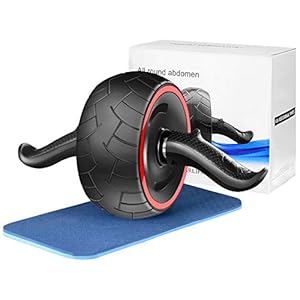 Cyiecw Abdominale oefening roller, Ab Roller Wiel met Knie Pad Ultra-Brede Abs Wiel Abdominale Workout Apparatuur Core…