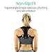 Vive Back Posture Corrector - Upper Neck Posture & Shoulder Support Hunchback Brace - Men and Women Under Clothes Straightner Device Improve Bad Slouch Hump, Forward Head Slouching Alignment (Medium)