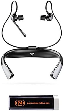 Onvocal OV World's First Alexa Enabled Bluetooth Headphone in Black with Zorro Sounds Mobile Charger