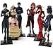Anime Kuroshitsuji Black Butler Character 6 Piece Figure Set