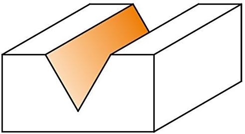 CMT 858.001.11 60° Laser Point Bit, 1/4-Inch Shank, 1/2-Inch Diameter, Orange, 1/2" x 7/16" - Image 3