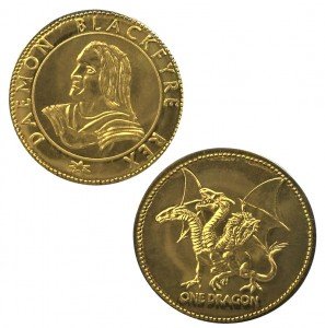 Game of Thrones: Daemon Blackfyre Golden Dragon By Shire Post Mint