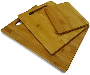 Bamboo Cutting and Cheese Boards - Set of Three (3)