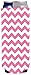 Chevron Stripe Pink Slim Can Coolie