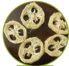Soapy Twist Natural Exfoliator Loofah