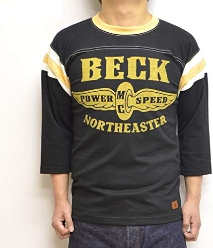 Amazon トイズマッコイ Toys Mccoy Tmc30 7分袖ｔシャツ ブラック色 フットボールシャツ ベック Football Shirt Beck Northeaster メンズ トップス L Tシャツ カットソー 通販