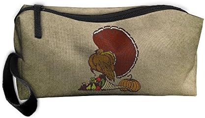 Women's Turkey Stands On The SnailPortable Buggy Bag Cosmetic Makup Bags Travel Cases