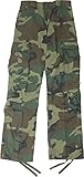 Woodland Camouflage Vintage Paratrooper Fatigues 2586 Size Large