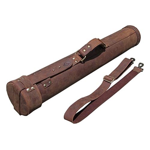 highquality Leather Document Tube Art Roll Blueprint Bag Summit2