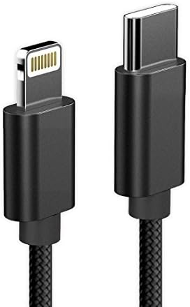 USB Type C to Lightning Cable, Male to Lightning Data Sync &amp; Charger Cord Connector Adapter 3.3FT, for Apple iPhone 8 Plus iPhone X iPad Pro New MacBook Pro 2017