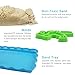 Ccfoud Sand Kit, Dinosaur Sandbox Sand, Sand Box Kit Includes 20 Shaping Molds,12 Dino Figures, 2 lbs Sand and Sand Tray