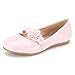Dream Pairs STARLET Adorable Mary Jane Side Flowers Casual Slip On Ballerina Flat (Toddler/ Little Girl/) New