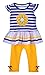 LUKYCILD Baby Girls Summer Clothes Casual Clothing Suit Short Sleeve Striped T-Shirt +Pants