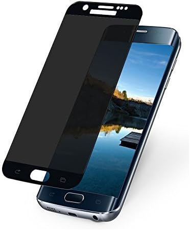 Top Canyon Galaxy S7 Edge Screen protector, S7 Edge Privacy Tempered Glass Anti-Spy [3D Curved][Case Friendly] [9H Hardness ] Screen Protector Shield For Samsung Galaxy S7 Edge (BLACK)