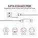CABPLUS Phone Charger 6Pack 3FT 8Pin Fast Charging Cable Cord Compatible X 8Plus 8 7Plus 7 6Plus 6 6sPlus 6S SE 5S 5 5C