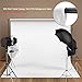 UTEBIT 6 x 9FT/1.8 x 2.8M White Backdrop Polyester Fabric Background Cloth Wrinkle Resistant Photo Booth Screen Backdrops for Photography, Video, Television (Stand Not Included)