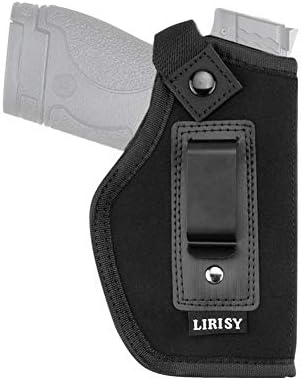 LIRISY Inside The Waistband Holster | Gun Concealed Carry IWB Holster | Fits S&W M&P Shield/Glock 26 27 29 30 33 42 43 / Springfield XD XDS/Ruger LC9 & All Similar Handguns