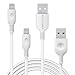 iPhone Cables RAVPower 2-Pack 3ft 6ft Apple MFi Certified Lightning Cable for iPhone X iPhone 8 8plus 7 6 6S 6 Plus, iPhone SE 5S, iPad Mini and More