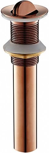 700Brass Flip-Up Drain Stylish Swivel Style Stopper, Solid Brass, Rose Gold, Lavatory Vessel Sink Drains Size 36, Coming with with Tailpiece
