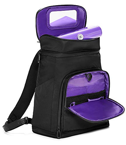 Caboodles-Active-by-Simone-Biles-MVP-Beauty-Pack-Gym-Bag-with-Padded-Computer-Compartment-Black-Model-CAB60000A