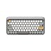Bluetooth Mechanical Keyboard, LOFREE Four Season Wireless & USB Wired Keyboard with  Gateron Blue Switch/White LED Backlit/Rechargeable Battery, Vintage Retro Keyboard for Mac, Android, Windows