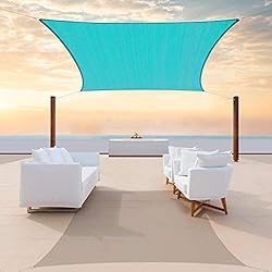 ColourTree 8' x 12' Turquoise Rectangle CTAPR0810