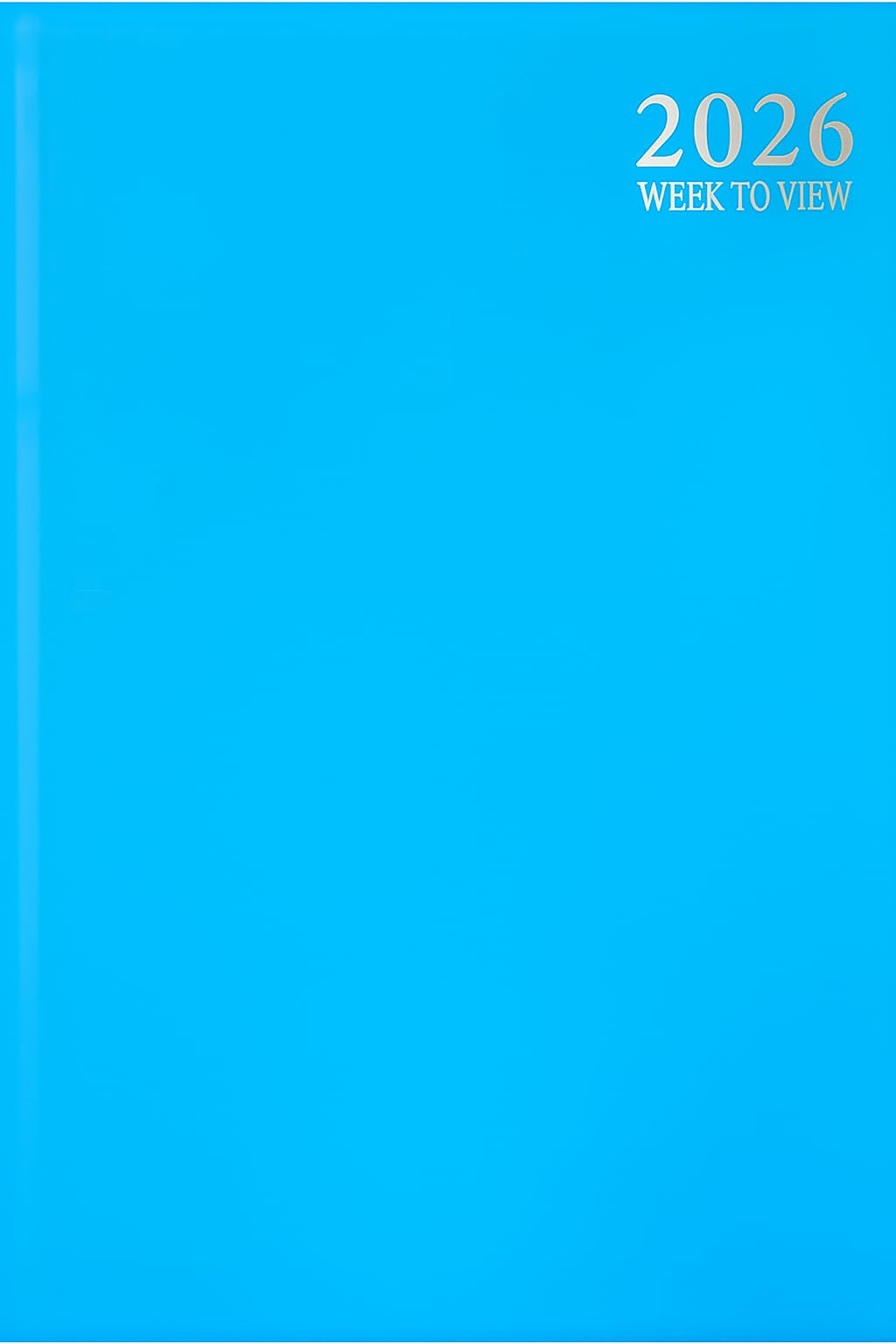 1ABOVE 2026 Premium Quality A4 Week to View Diary| Pastel colour| Hardback Casebound Cover & Ribbon Marker WTW Year Planner for Business, Office, Home, Appointments (LIGHT BLUE)