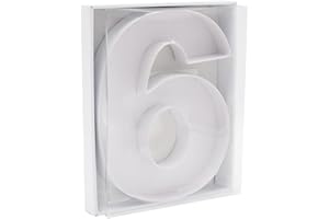 12 inch Fillable Number Tray Food Charcuterie Sweet Food Grazing Container (6 OR 9)