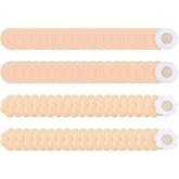 YINGTREAS 60 Pieces Nipple Pasties Disposable Nipple Covers for Women, 30 Pairs Self-adhesive Breast Petals Latex Free Satin Breast Petals for Women (Flower, Round) Beige