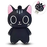 LEIZHAN Cute USB Flash Drive 16GB Cartoon Cat Pendrive Memory Thumb Stick USB2.0