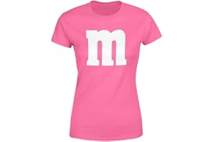 VERACCO Letter M Halloween Costumes T-Shirt | Funny Cool Graphic tee idea | for Women