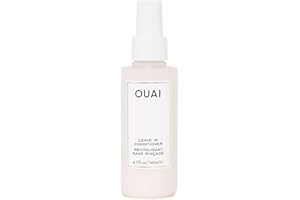 OUAI Leave In Conditioner & Heat Protectant for Hair - Prep Hair for Styling or Use as Detangling Spray to Fight Frizz & Flya