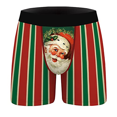 niceone Men's Mid-Waist Breathable Boxer Briefs Men's Christmas Print Stretch Slim Plus Size Briefs Supporter Jockstrap for Men Babydoll Lingerie Sexy Funny Trunks Home Pants Red-02 M in Dubai - UAE | niceone Men's Mid-Waist Breathable Boxer Briefs Men's Christmas Print Stretch Slim Plus Size Briefs Supporter Jockstrap for Men Babydoll Lingerie Sexy Funny Trunks Home Pants Red-02 M in Dubai - UAE |
